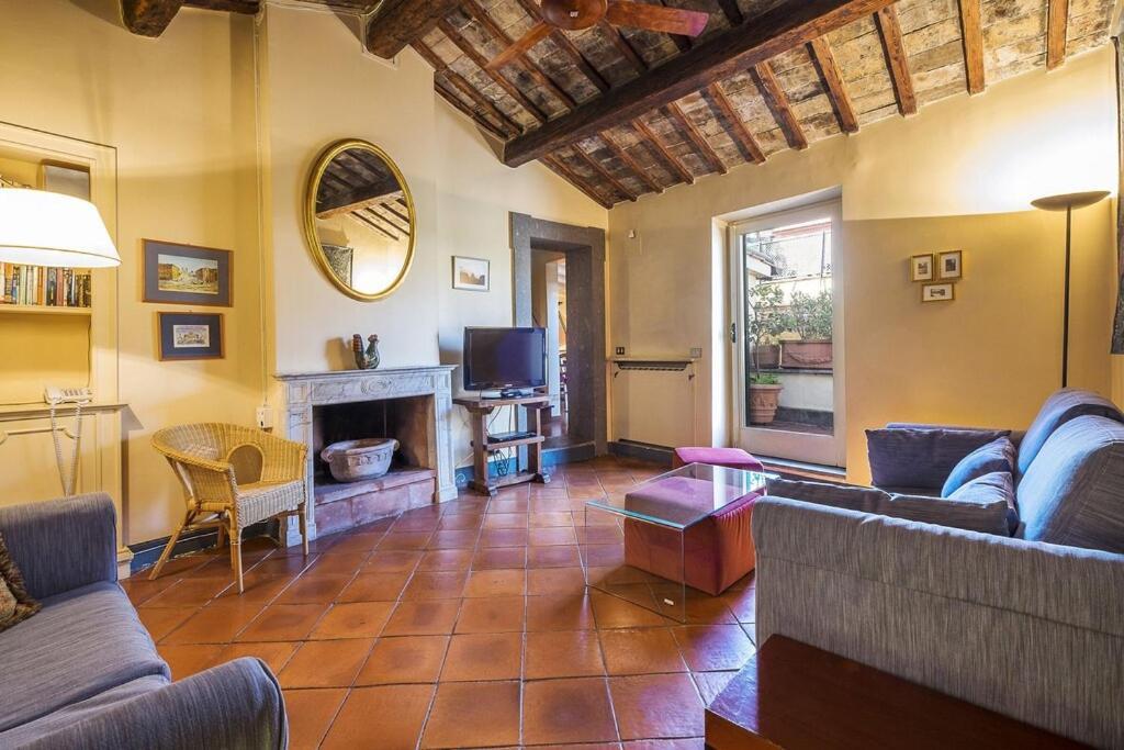 Navona Penthouse Apartment With Terraces Rome Exterior photo